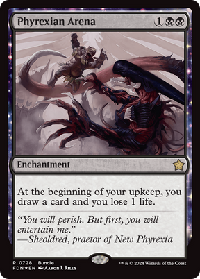 Magic: The Gathering - Phyrexian Arena Foil - Foundations