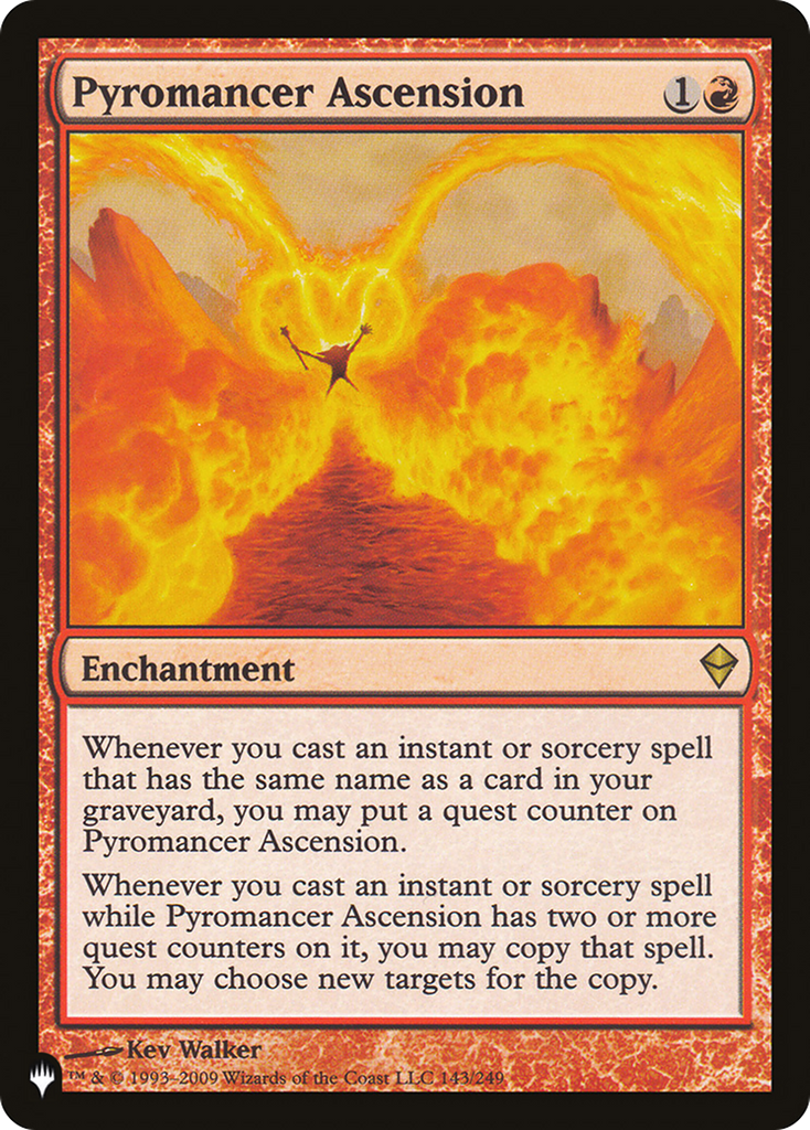 Magic: The Gathering - Pyromancer Ascension - The List