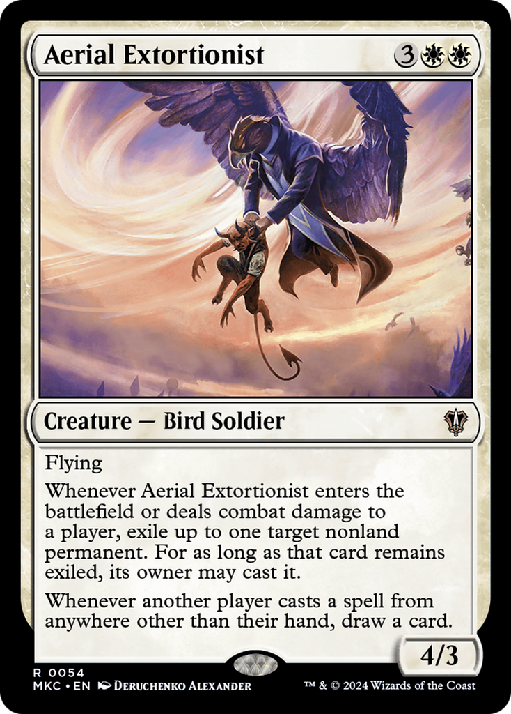 Magic: The Gathering - Aerial Extortionist - Murders at Karlov Manor Commander