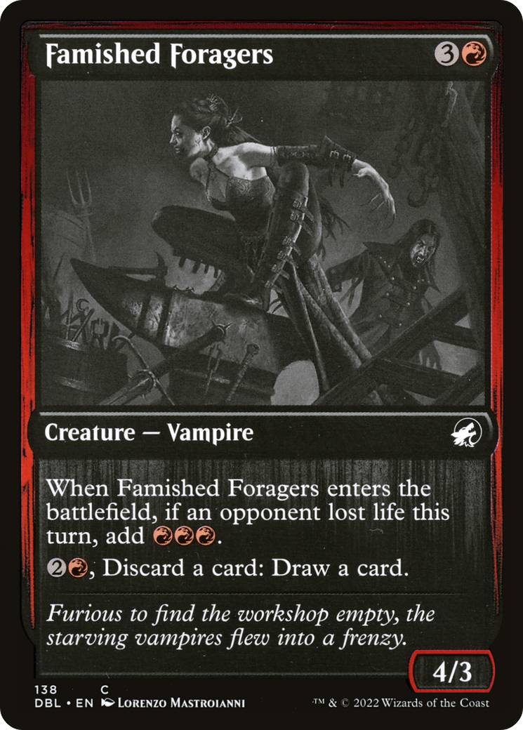 Magic: The Gathering - Famished Foragers Foil - Innistrad: Double Feature