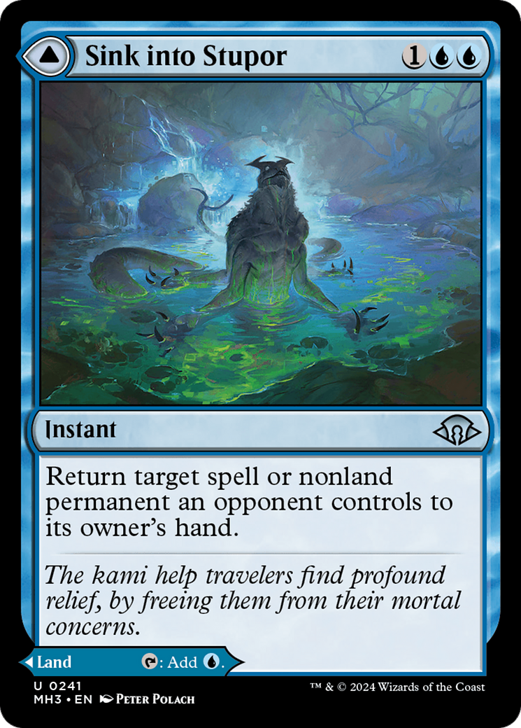 Magic: The Gathering - Sink into Stupor // Soporific Springs Foil - Modern Horizons 3