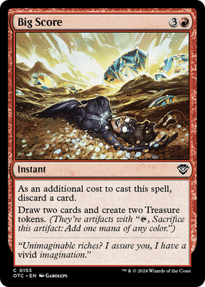 Magic: The Gathering - Big Score - Outlaws of Thunder Junction Commander