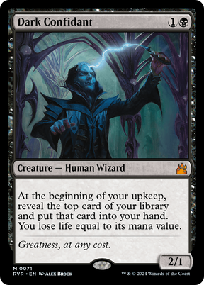 Magic: The Gathering - Dark Confidant Foil - Ravnica Remastered