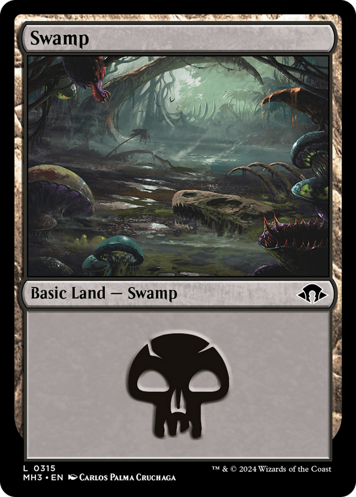 Magic: The Gathering - Swamp #315 Foil - Modern Horizons 3