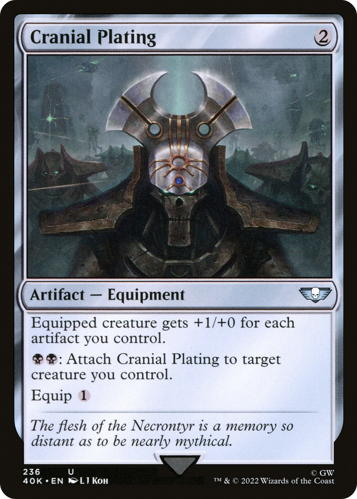 Magic: The Gathering - Cranial Plating - Warhammer 40000 Commander
