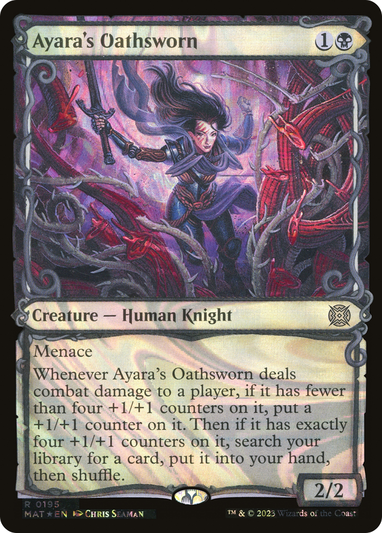 Magic: The Gathering - Ayara's Oathsworn Foil - March of the Machine: The Aftermath