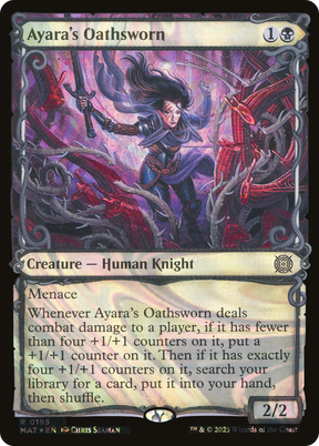 Magic: The Gathering - Ayara's Oathsworn Foil - March of the Machine: The Aftermath