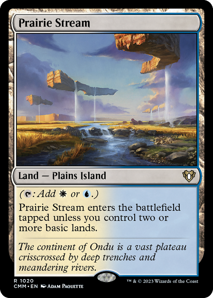 Magic: The Gathering - Prairie Stream - Commander Masters