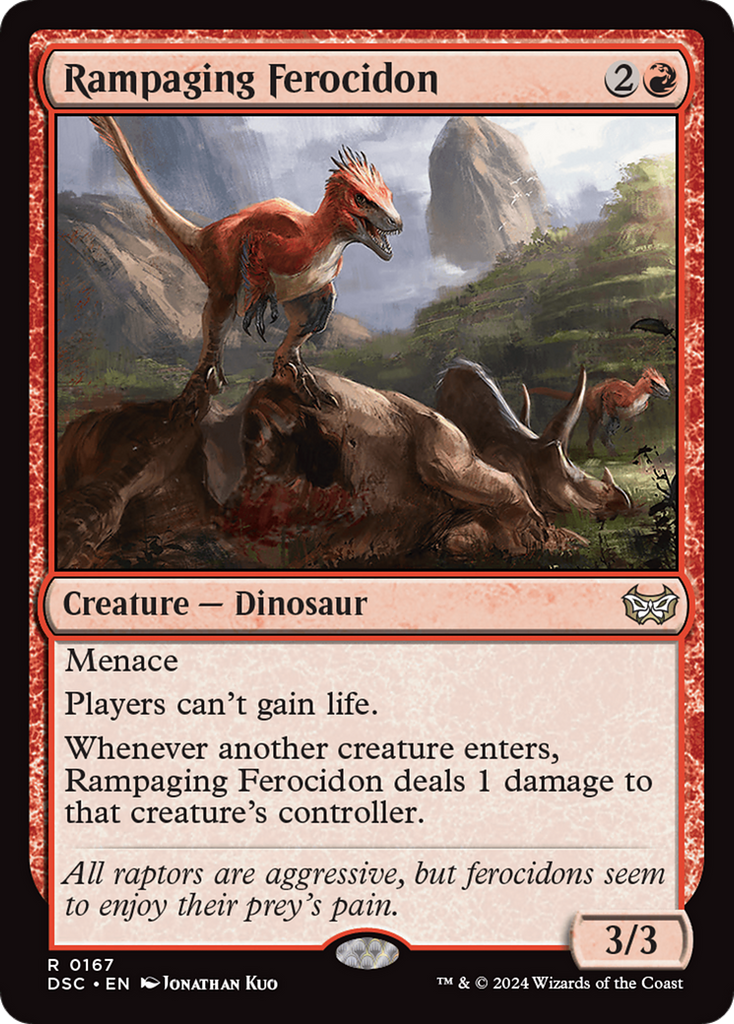 Magic: The Gathering - Rampaging Ferocidon - Duskmourn: House of Horror Commander