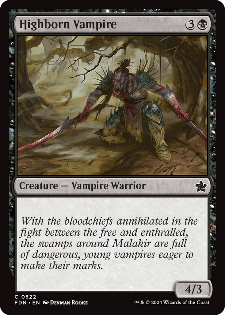 Magic: The Gathering - Highborn Vampire - Foundations