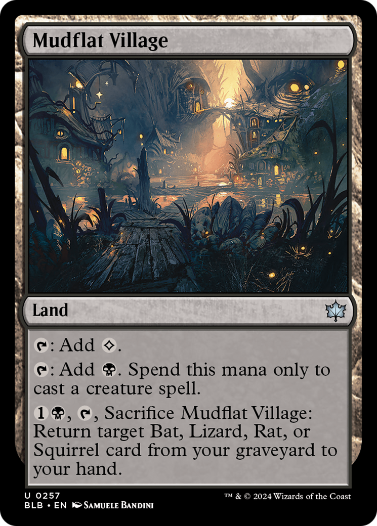 Magic: The Gathering - Mudflat Village Foil - Bloomburrow