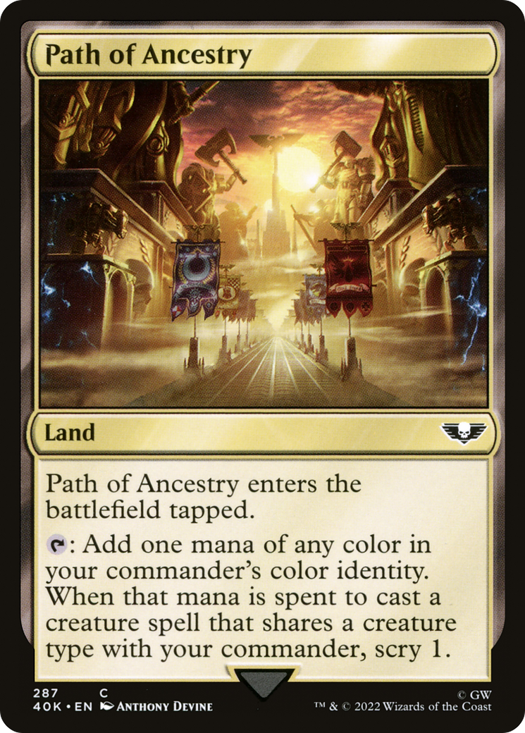 Magic: The Gathering - Path of Ancestry - Warhammer 40000 Commander