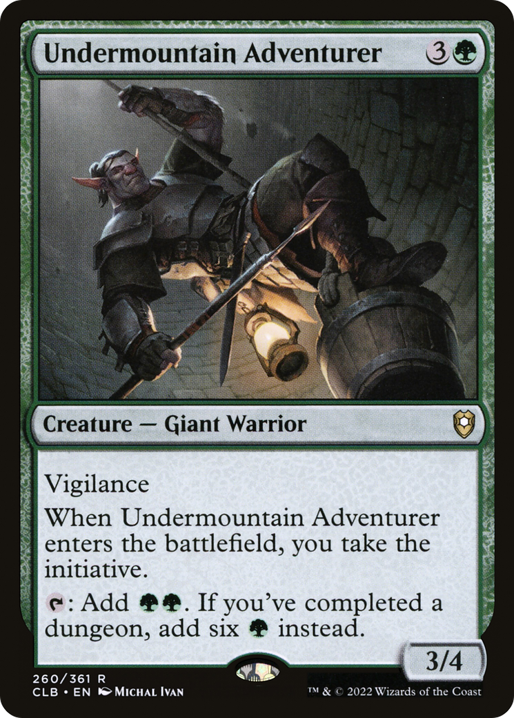 Magic: The Gathering - Undermountain Adventurer - Commander Legends: Battle for Baldur's Gate