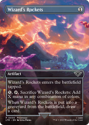 Magic: The Gathering - Wizard's Rockets Foil - The Lord of the Rings: Tales of Middle-earth