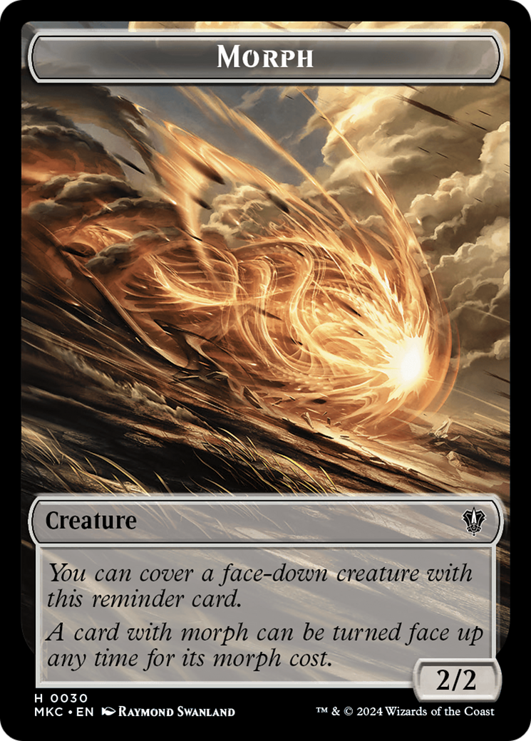 Magic: The Gathering - Morph - Murders at Karlov Manor Commander Tokens
