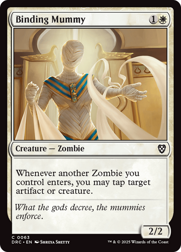 Magic: The Gathering - Binding Mummy - Aetherdrift Commander