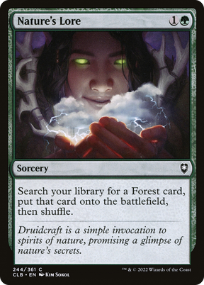 Magic: The Gathering - Nature's Lore - Commander Legends: Battle for Baldur's Gate