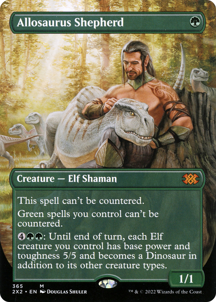 Magic: The Gathering - Allosaurus Shepherd Foil - Double Masters 2022