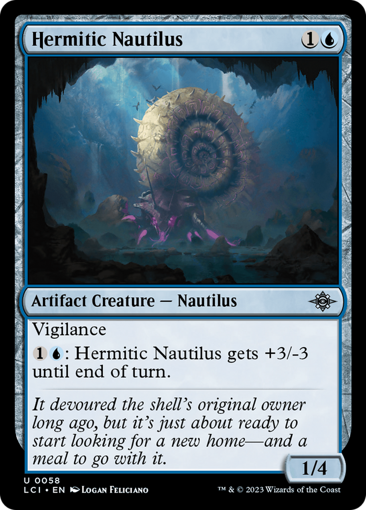 Magic: The Gathering - Hermitic Nautilus - The Lost Caverns of Ixalan