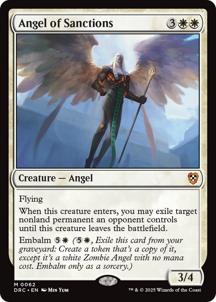 Magic: The Gathering - Angel of Sanctions - Aetherdrift Commander