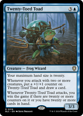 Magic: The Gathering - Twenty-Toed Toad - Bloomburrow Commander
