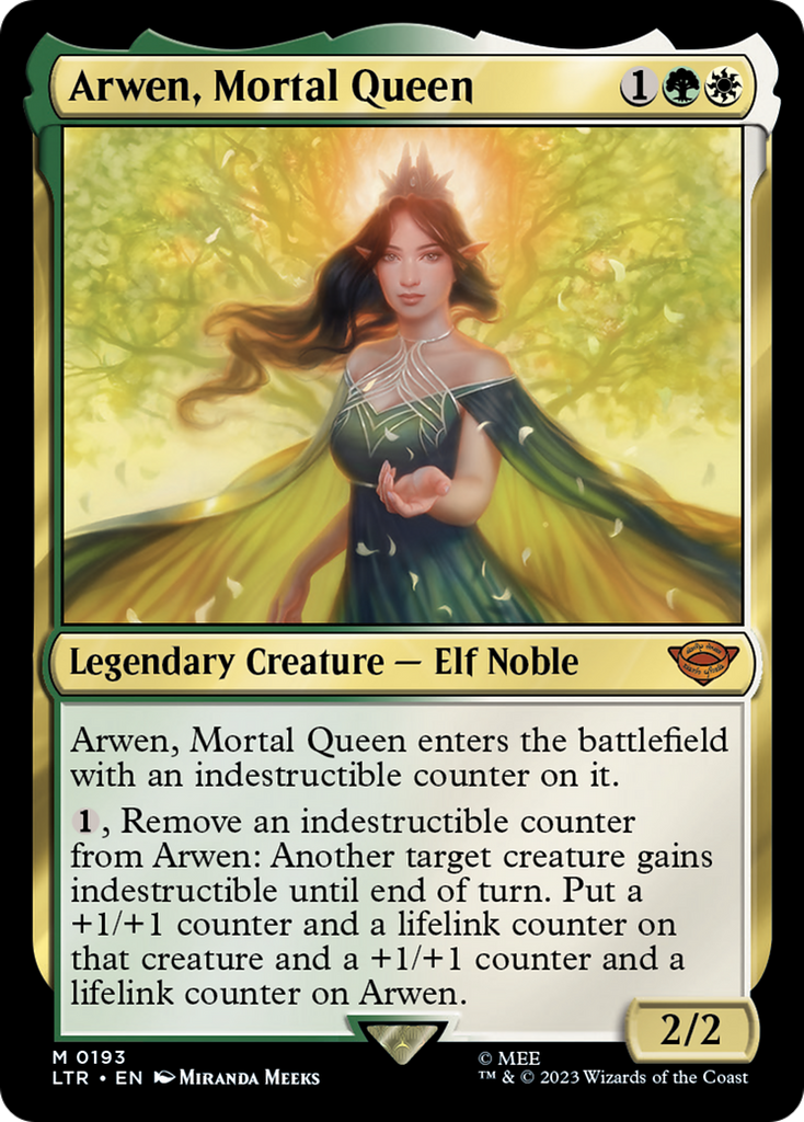 Magic: The Gathering - Arwen, Mortal Queen - The Lord of the Rings: Tales of Middle-earth