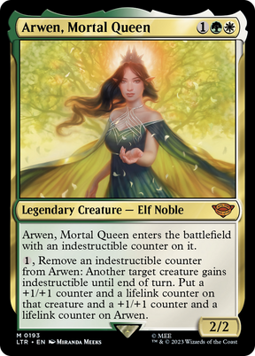 Magic: The Gathering - Arwen, Mortal Queen Foil - The Lord of the Rings: Tales of Middle-earth