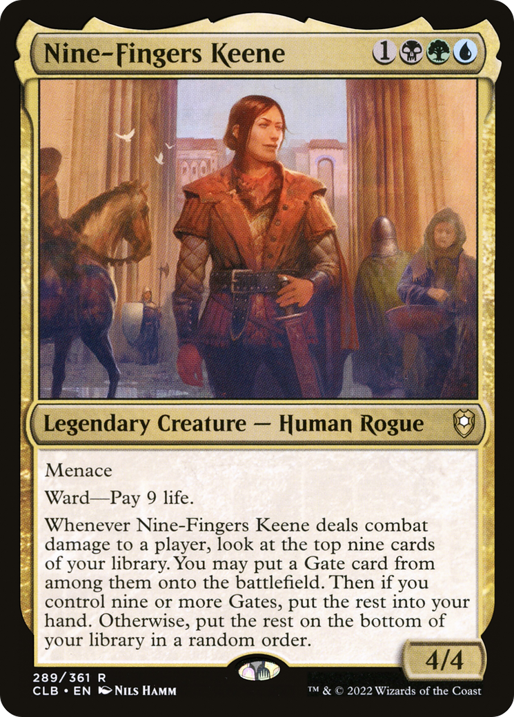 Magic: The Gathering - Nine-Fingers Keene - Commander Legends: Battle for Baldur's Gate
