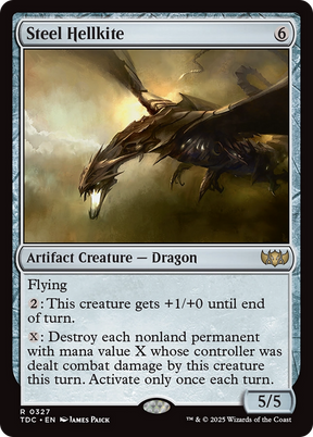 Magic: The Gathering - Steel Hellkite - Tarkir: Dragonstorm Commander