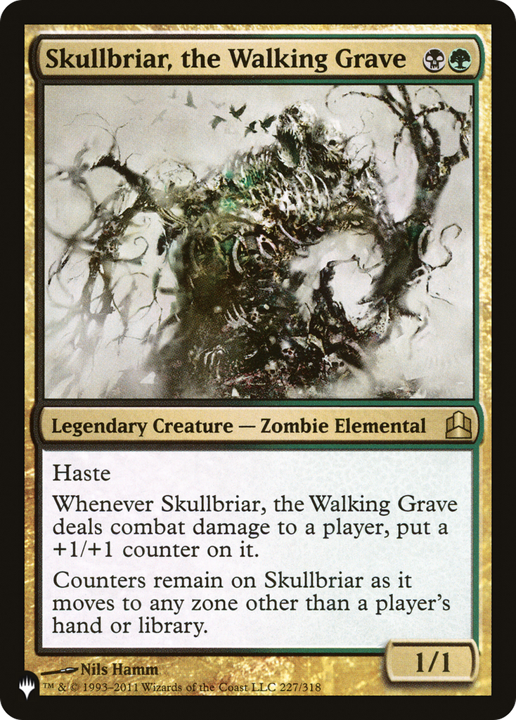 Magic: The Gathering - Skullbriar, the Walking Grave - The List