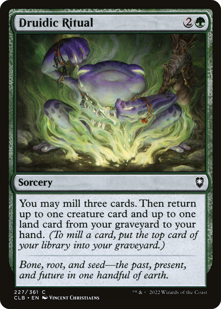 Magic: The Gathering - Druidic Ritual - Commander Legends: Battle for Baldur's Gate