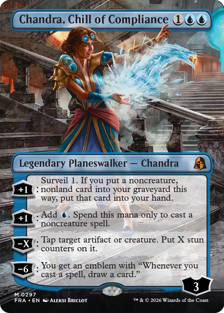 Magic: The Gathering - Chandra, Chill of Compliance Foil - Reality Fracture