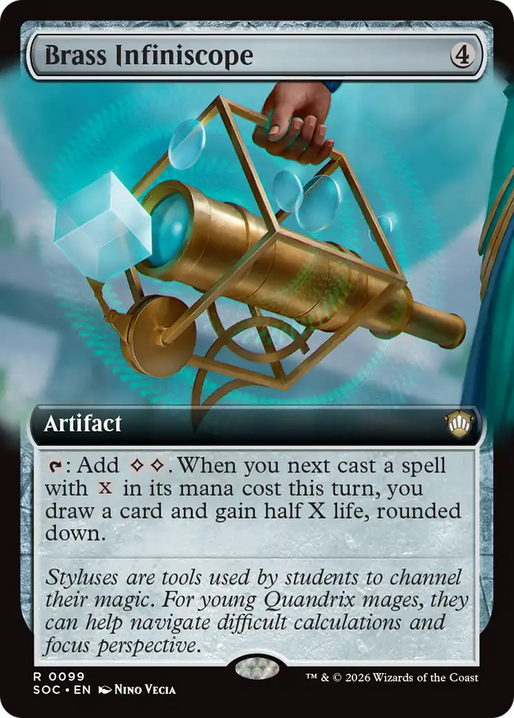 Magic: The Gathering - Brass Infiniscope - Secrets of Strixhaven Commander