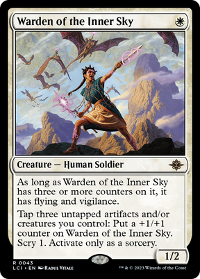 Magic: The Gathering - Warden of the Inner Sky Foil - The Lost Caverns of Ixalan