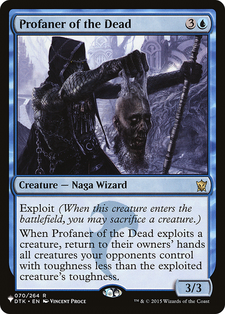 Magic: The Gathering - Profaner of the Dead - The List