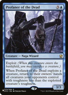 Magic: The Gathering - Profaner of the Dead - The List