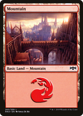 Magic: The Gathering - Mountain #263 Foil - Ravnica Allegiance