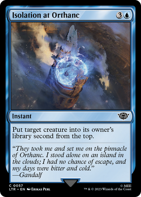 Magic: The Gathering - Isolation at Orthanc - The Lord of the Rings: Tales of Middle-earth
