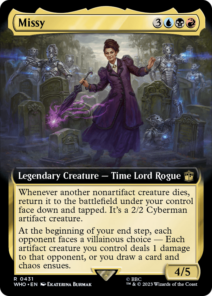 Magic: The Gathering - Missy Foil - Doctor Who