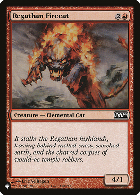 Magic: The Gathering - Regathan Firecat - The List