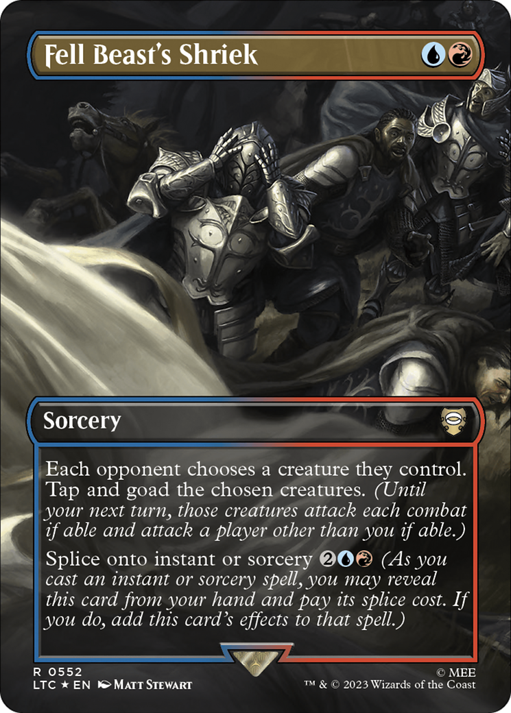Magic: The Gathering - Fell Beast's Shriek Foil - Tales of Middle-earth Commander