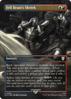 Magic: The Gathering - Fell Beast's Shriek Foil - Tales of Middle-earth Commander
