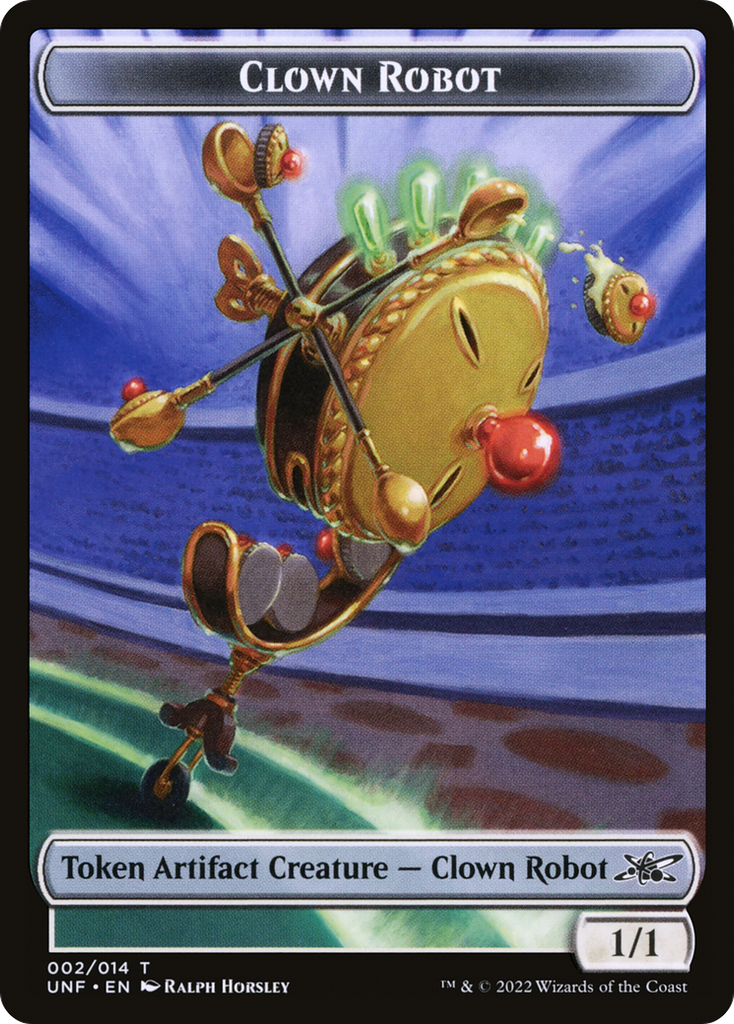 Magic: The Gathering - Clown Robot Token - Unfinity Tokens