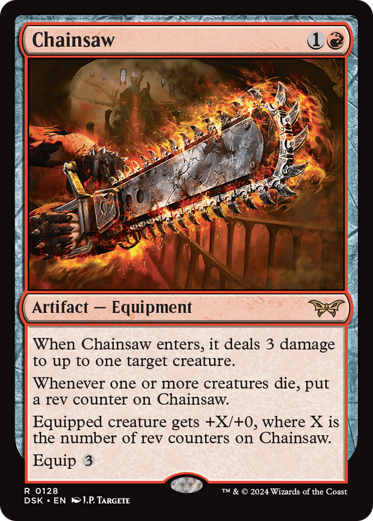 Magic: The Gathering - Chainsaw Foil - Duskmourn: House of Horror