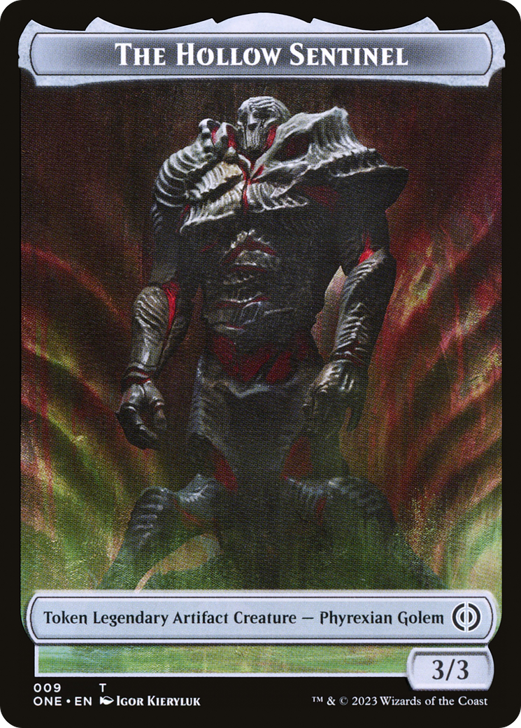Magic: The Gathering - The Hollow Sentinel Token - Phyrexia: All Will Be One Tokens