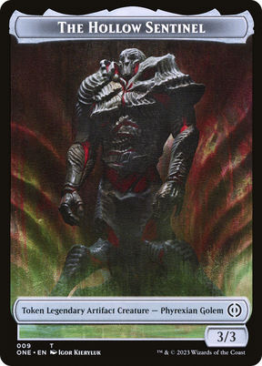 Magic: The Gathering - The Hollow Sentinel Token - Phyrexia: All Will Be One Tokens