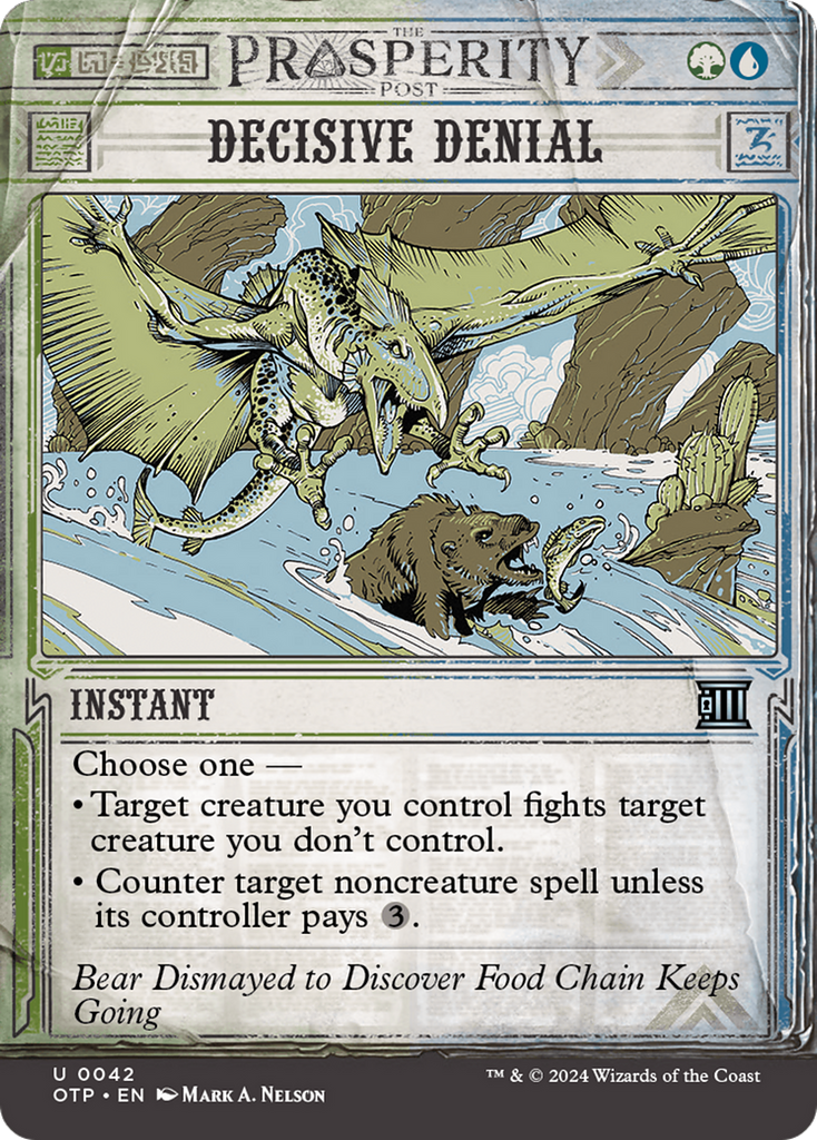 Magic: The Gathering - Decisive Denial Foil - Breaking News