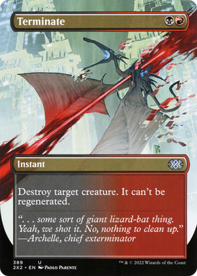 Magic: The Gathering - Terminate - Double Masters 2022