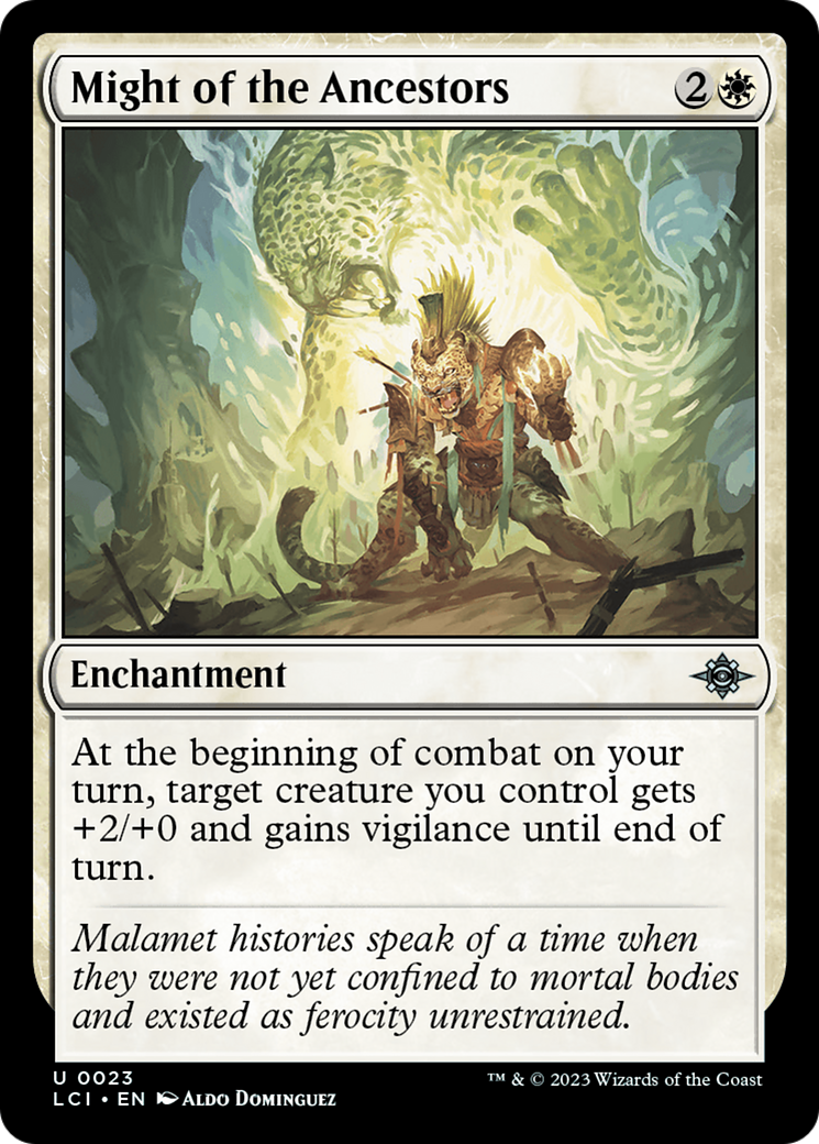 Magic: The Gathering - Might of the Ancestors Foil - The Lost Caverns of Ixalan