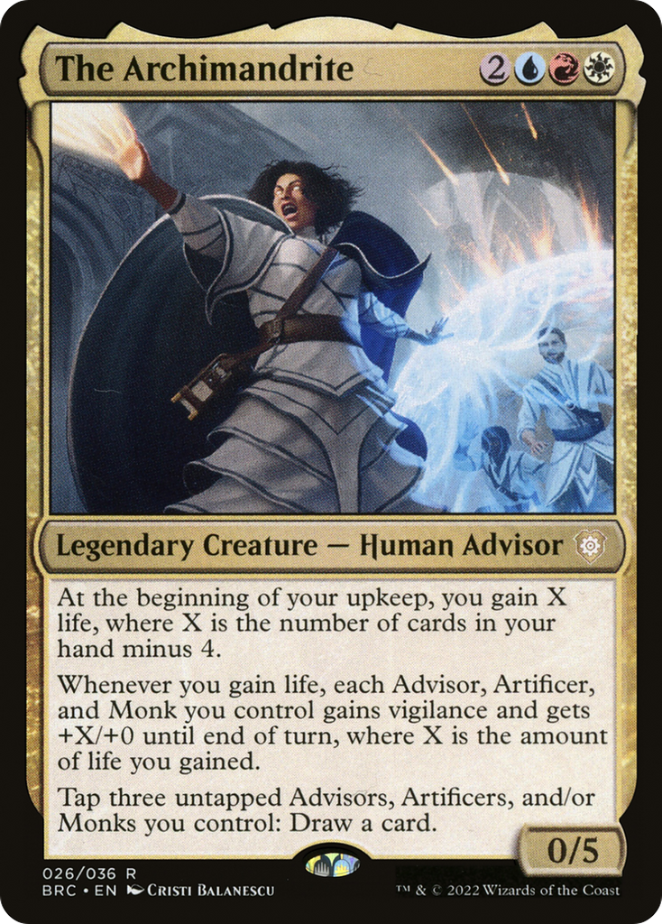 Magic: The Gathering - The Archimandrite Foil - The Brothers' War Commander